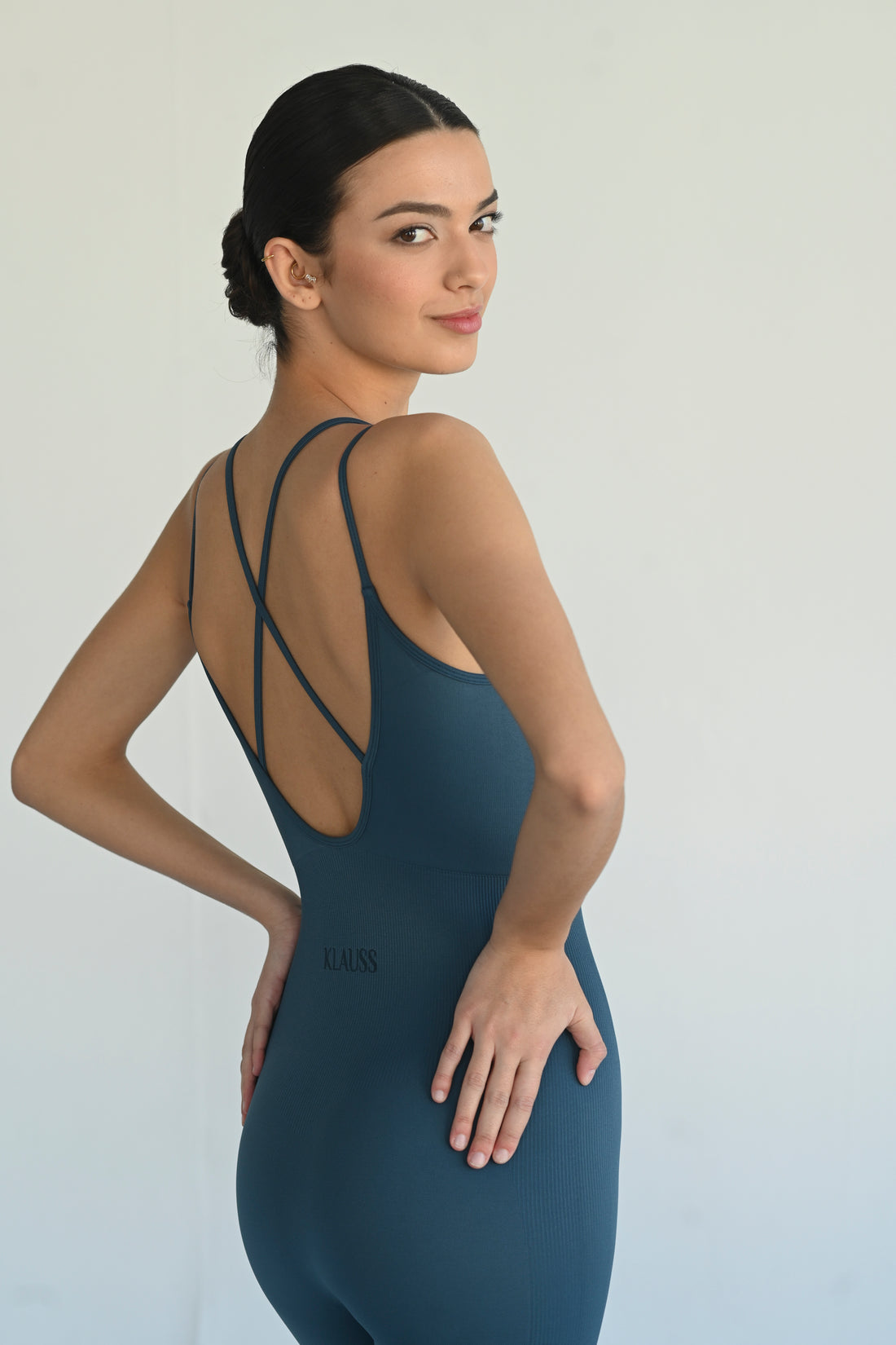 Madison Jumpsuit (Steel Blue)