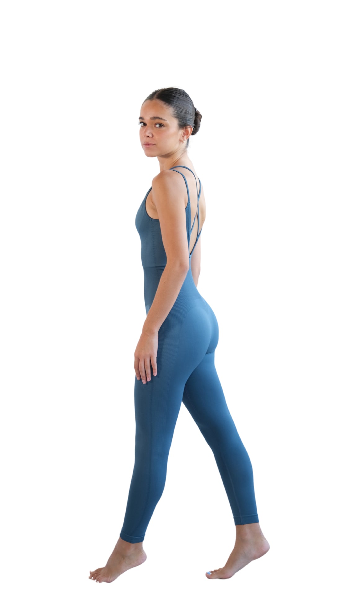 Madison Jumpsuit (Steel Blue)
